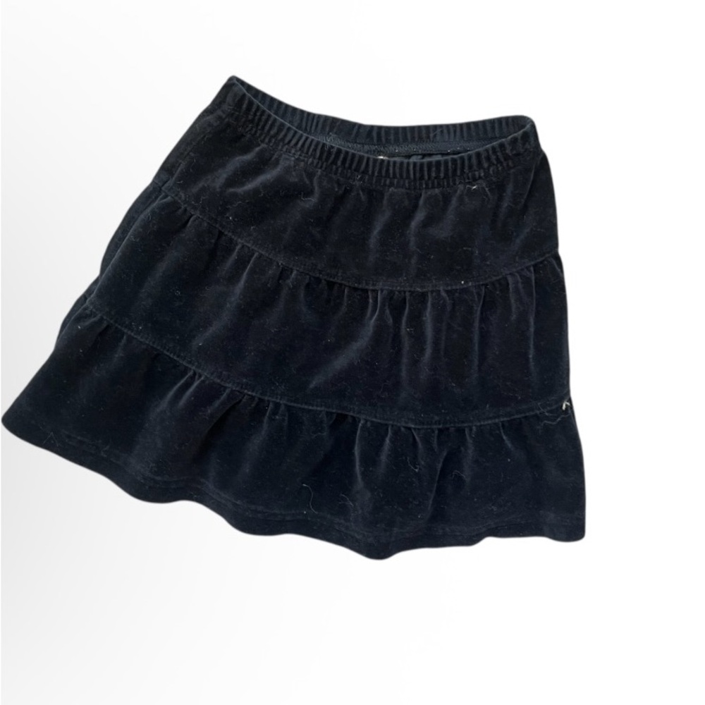 Hanna Andersson Black Tiered Mini Skirt